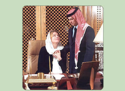 WITH  HER  ELDEST SON, CP  HAMZAH.