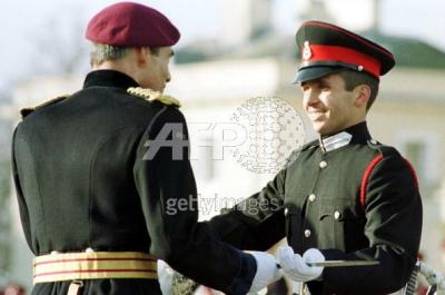 Prince Hamzah at  his Sandhurst Graduation.