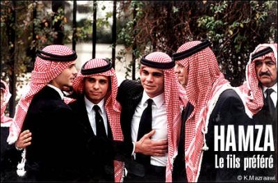 Prince Hamzah and his brothers in 1999.
